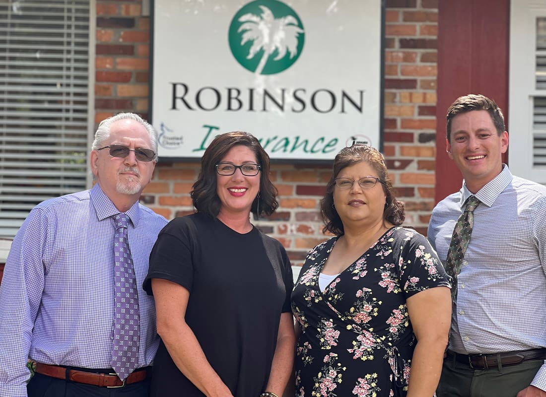 About Our Agency - Portrait Photo of the Team Over at Robinson Insurance